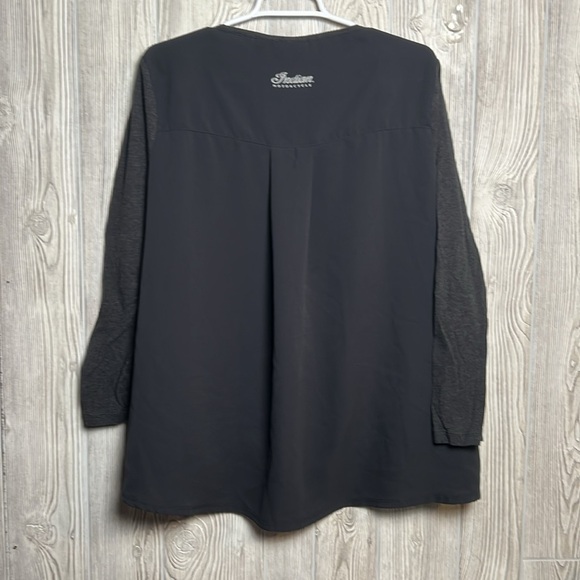 Indian Motorcycle T Shirt Women's Large Gray Long Sleeve - Picture 4 of 6
